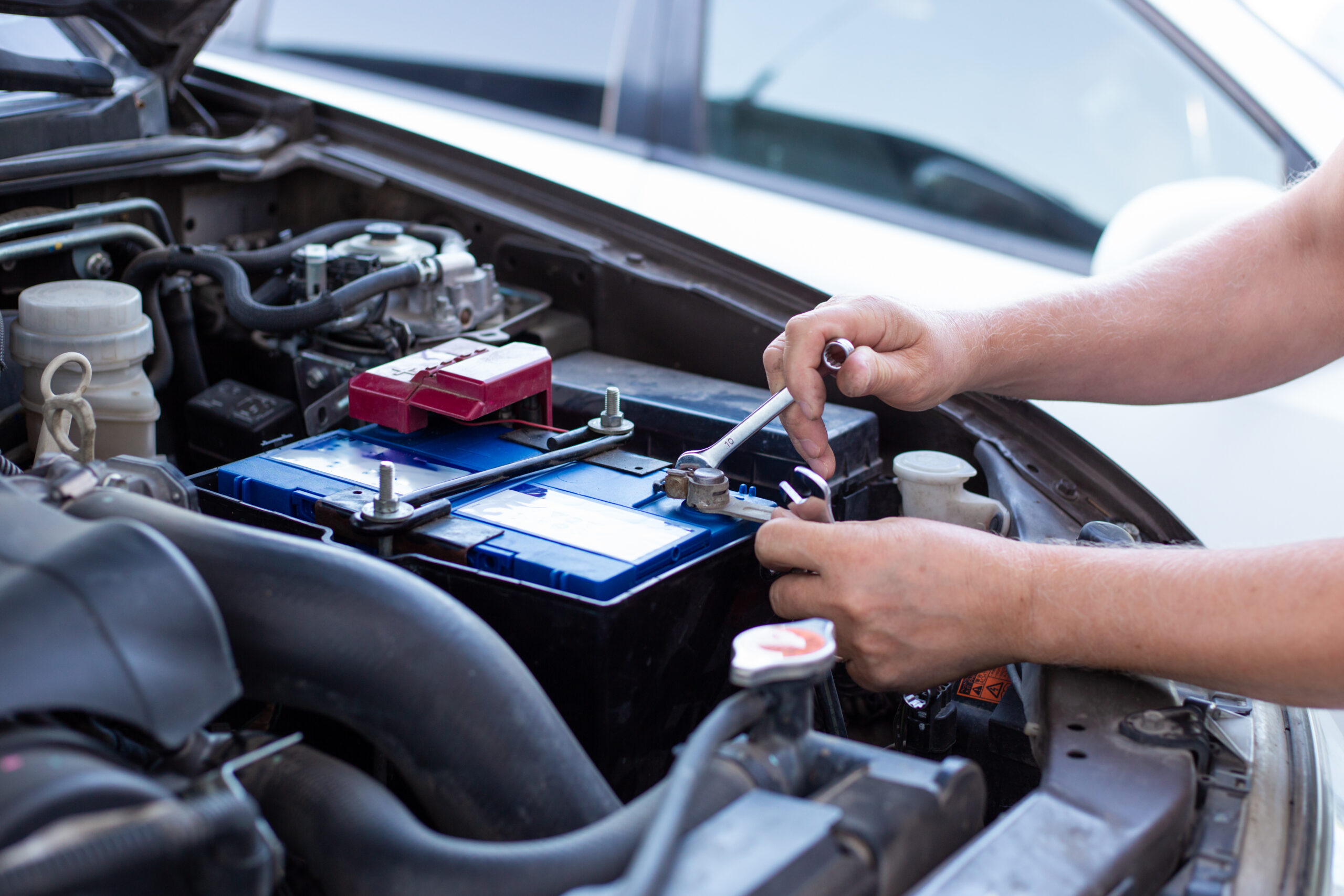 Battery Replacement on a car