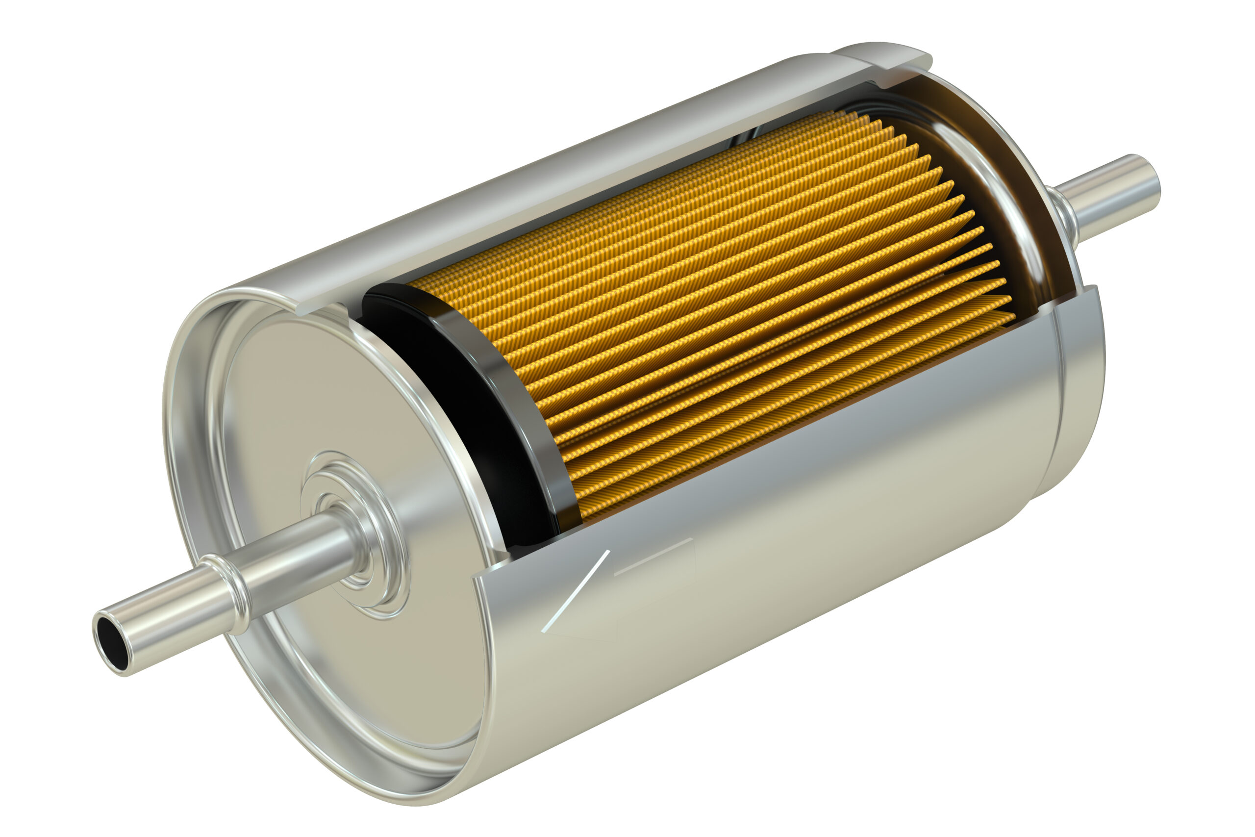 Fuel,Filter,Cutaway,,3d,Rendering Vehicle Diagnostics
